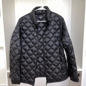UNIQLO PUFFER black women large quilted down puffer diamond quilt